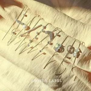 진주 피어싱 이어커프 귀걸이 10종 여성 패션 액세서 WFJFMHE