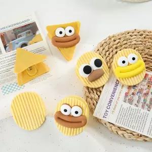 눈코입 집게 감자칩 다용도 나쵸 클립 과자 봉지 봉투 과장 서류