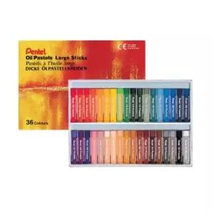펜텔 36색 오일파스텔 개 1개입) 콘테 목탄