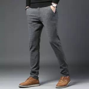 남성 겨울 기모 슬랙스 일자바지 방한팬츠 정장팬츠