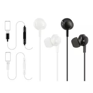 C타입 유선 이어폰 스마트폰용 통화지원 커널형 핸즈프리