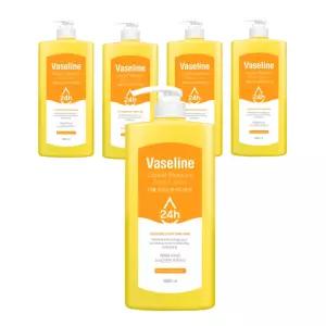 바세린 바디로션 24H 더블 모이스춰 대용량 플로럴, 1L x5