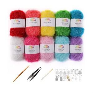 마마니트 레인보우 수세미실 10종 A세트