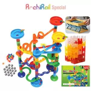 아키레일 창의 건축놀이 구슬 레이싱 레일블록 스페셜 138p 블록놀이 청각