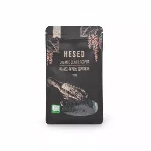 헤세드 유기농 블랙페퍼 통후추 리필 파우치 100G 캄보디아산