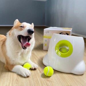 고급 강아지 자동 테니스 기계 급수기 공놀이 놀이 반려견