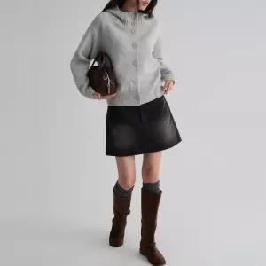 백화점 에잇세컨즈 여성 하이넥 후드 가디건 카디건 라이트 그레이 35615ASME2