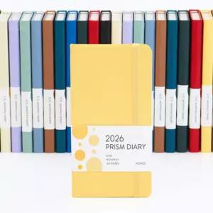 스토어-지유 2026 프리즘 슬림 먼슬리 날짜형 월간 다이어리 (수첩형) 월간스케줄러