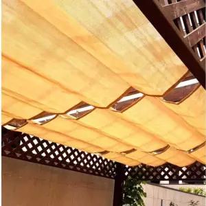 웨이브어닝 접이식 행거형 웨이브 어닝 발코니 눈화이트