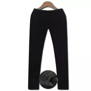 속옷 블랙 겨울기모 무지 클라우디오 밍크털 용 바지 WD3957B