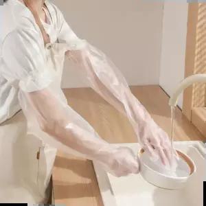 긴비닐장갑 60cm 일회용 설거지 목긴장갑 세차 팔커버 고무장갑 긴 비닐장갑 일회용 목긴 설거지