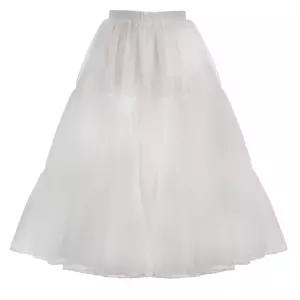 레이스 레이어드 스커트 롱치마 웨딩 브라이덜샤워 프릴 결혼식 캉캉 시스루