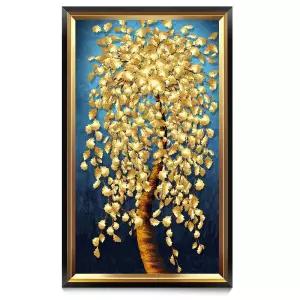 돈나무 금전수 벽화 거실 액자 럭셔리 그림 통로