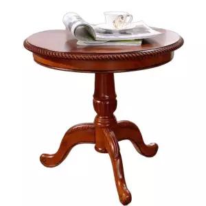 원목 빈티지 협탁 테이블 원형 작은 사이드