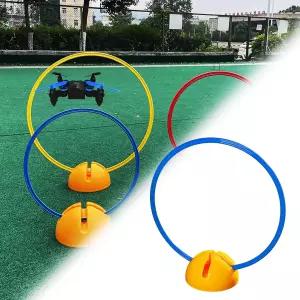 EXCLURA 야외 DIY 쿼드콥터 장애물 코스 키트 RC 플레인 드론 레이싱 게임 루프 게이트 세트 6-12세 또는