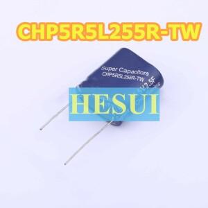 CHP5R5L255R-TW 오리지널 슈퍼 커패시터, 5.5V, 2.5F, 0% ~ + 100%