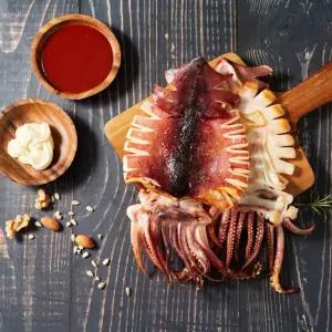 부부푸드 원양산 반건조오징어 마른오징어 피데기 소 중 대 특대 5미