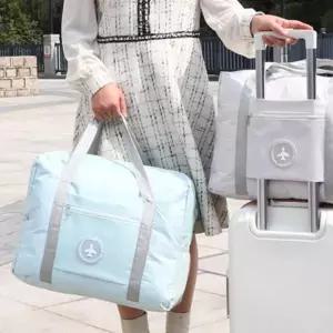 보스턴백 캐리어 여행용 결합 가방 보조 수납 심플