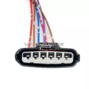 호환  20CM 6 웨이 타 스로틀 페달 센서 암 배선 직기 커넥터 배선 플 타 스로틀 바디 센서 90980-11858