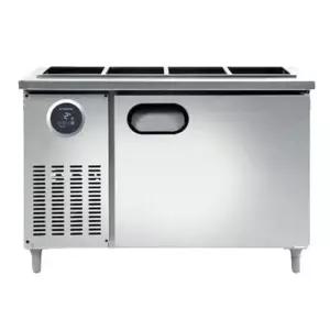 스타리온 SR-V12EIE5 내부 스텐 반찬 냉장고 1200 업소용 토핑 테이블 냉장고
