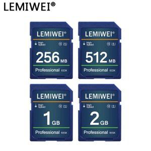 카메라 SD 카드 256MB 512MB 1GB 2GB 고속 클래스 10 U1 전문 633X SD 카드 카메라 용 UHS-I LEMIWEI 메모리 카드