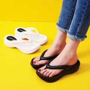 여름조리 여성통굽쪼리 웨지샌들 캐주얼슬리퍼 웨지 여성통굽쪼리 웨지샌들 여름조리