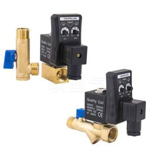 오토드레인 밸브 전자 배수 전자트랩 오토트랩 분할형 220 순환 차단방지 압축기 20