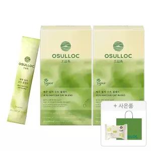 NEW 오설록 제주말차 오트 블렌드 10입, 2개 +증정(그린티웨하스 17g, 1개 + 쇼핑백(소), 1개 )