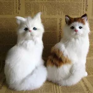 진짜같은고양이인형 리얼 애착 소품 같은 고양이인형 모형