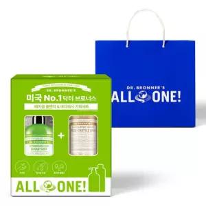 닥터 브로너스 라임 슈가솝 360ml + 퓨어 캐스틸 솝 475ml