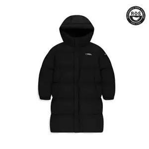 [셀러허브 스포츠레저]내셔널지오그래픽 키즈s K254UDW990 키즈 카이만 롱 구스 다운 점퍼 CARBON BLACK