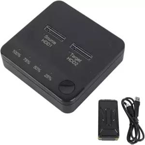 타이이 M.2 SSD 복제기 하드 드라이브 클로너 듀얼 베이 및 도킹 오프라인 1Gbps 읽기 USB C to SATA