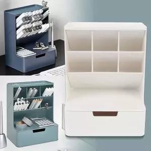 [셀러에이드]메이크업정리대 SYSMAX 하이브 데스크 수납정리함 필기구/화장/소품