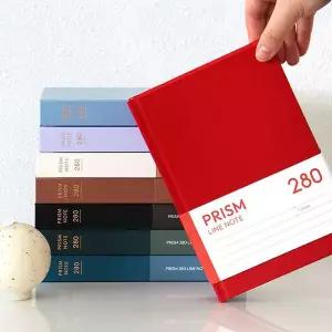 [셀러에이드]프리즘 280 라인 양장 노트 B6 32절 하드커버