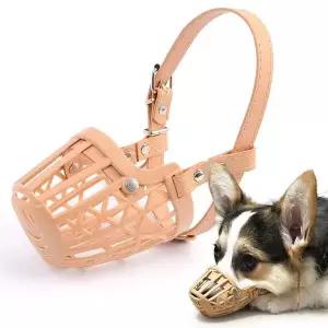 [콩심팥심]강아지입마개 애견 입마개 4호 강아지 개 짖음방지 플라스틱 외출용