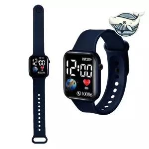 학생용 컬러 LED 사각 손목 시계 남녀공용 LED시계 전자시계 젤리시계 학생시계 컬러시계