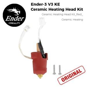 Creality 가열 세라믹 헤드 키트 Ender-3 V3 KE 프린터 빨간색