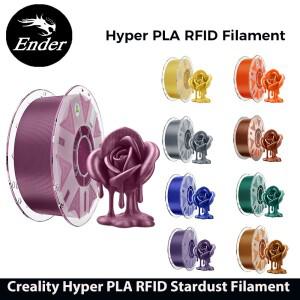 크리에이티 하이퍼 PLA RFID 스타더스트 필라멘트 1KG 1.75mm 대부분의 3D 프린터용 멀티컬러