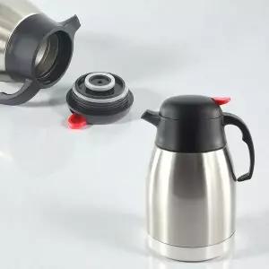원터치 버튼 1.5L 이중 진공 보온주전자 스테인리스 주전자