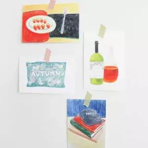 [셀러에이드]어린이 생일 축하카드 포스트 카드 감사 편지카드 기념일