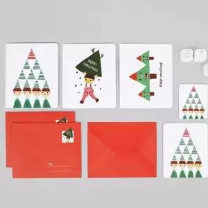 [셀러에이드]크리스마스 카드 및 봉투 연하장 모음 특별한 기념일