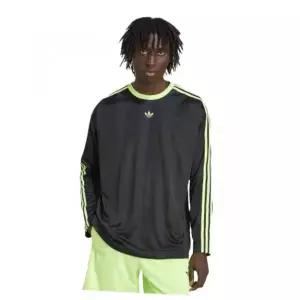 [아디다스]자카드 롱 슬리브 저지 - 블랙 시그널그린 / JX1518JX1518 635930
