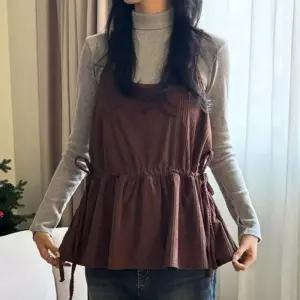 빅사이즈 601 리본플레어끈뷔스티에 DYPX106