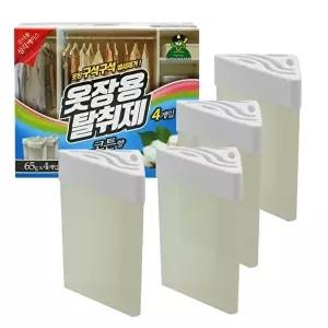 [셀러허브 생활리빙]산도깨비112 옷장구석용 탈취제 4개입 코튼향