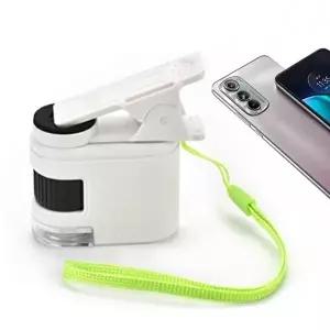 [셀러허브 1]스마트폰 장착 80배율 미니 현미경 마이크로스콥 루페