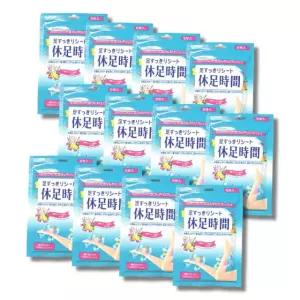 라이온 휴족시간 발/다리 쿨링시트 피곤한다리 쿨링효과 6매, 12개