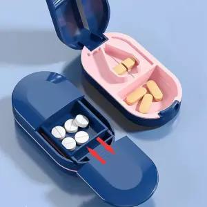 알약커팅기 절단기 휴대용 약통 케이스 알약통 분쇄기