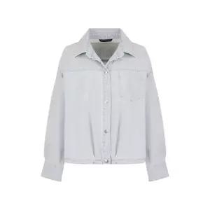 워시 데님 볼륨소매 썸머 재킷_HCEMJK202