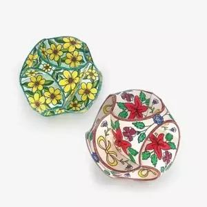 플라워 트리스켈 볼(10인용) 학교 교구 오너먼트 재미있는 장식품 단체 만들기