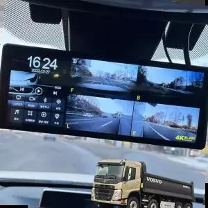 프리미엄초대형 볼보 FM덤프 호환 4채널 블랙박스 호크W9